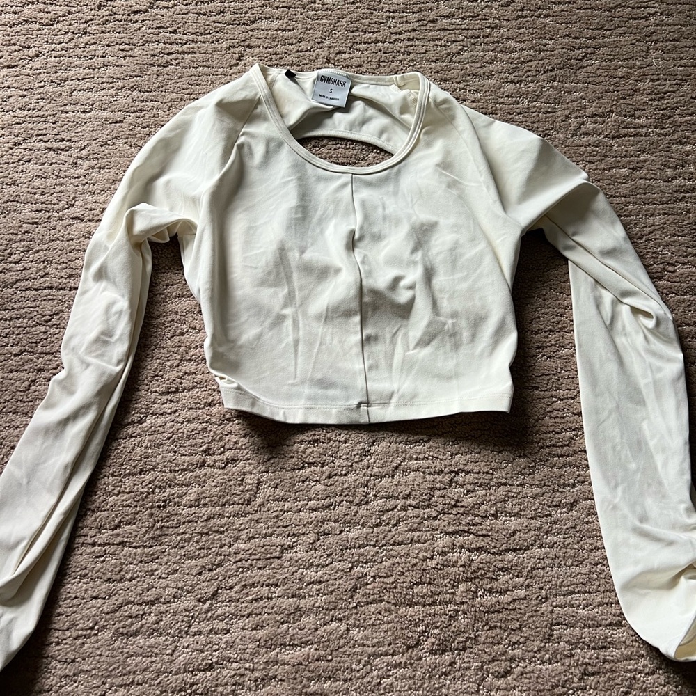 Gymshark cropped Long Sleeve Top